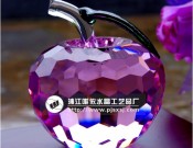 紫色机模水晶苹果  zy-012