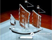 水晶古帆船 zy-031